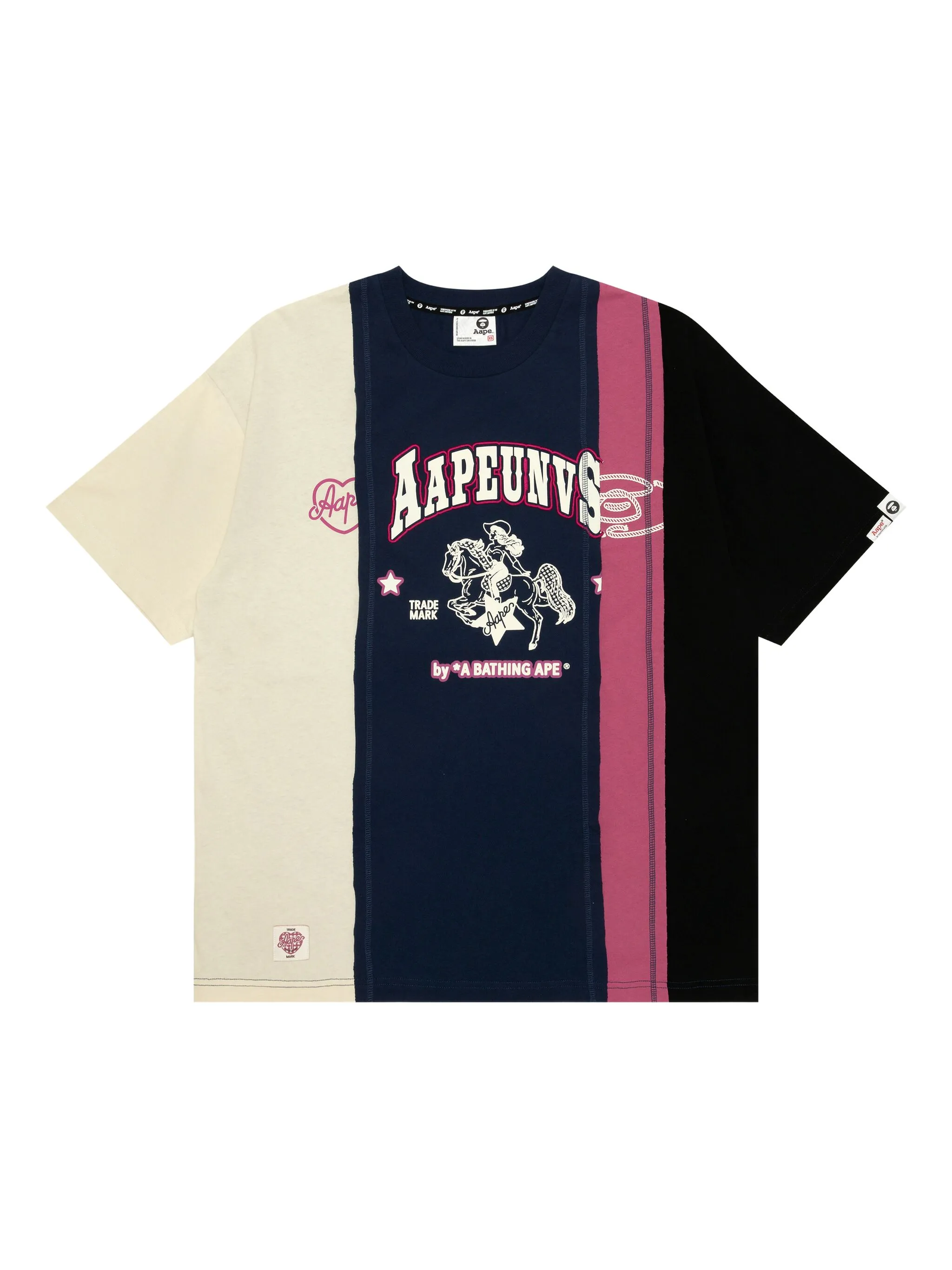 Футболка в стиле колор-блок Aape By A Bathing Ape, синий
Футболка в стиле колор-блок Aape By A Bathing Ape, синий