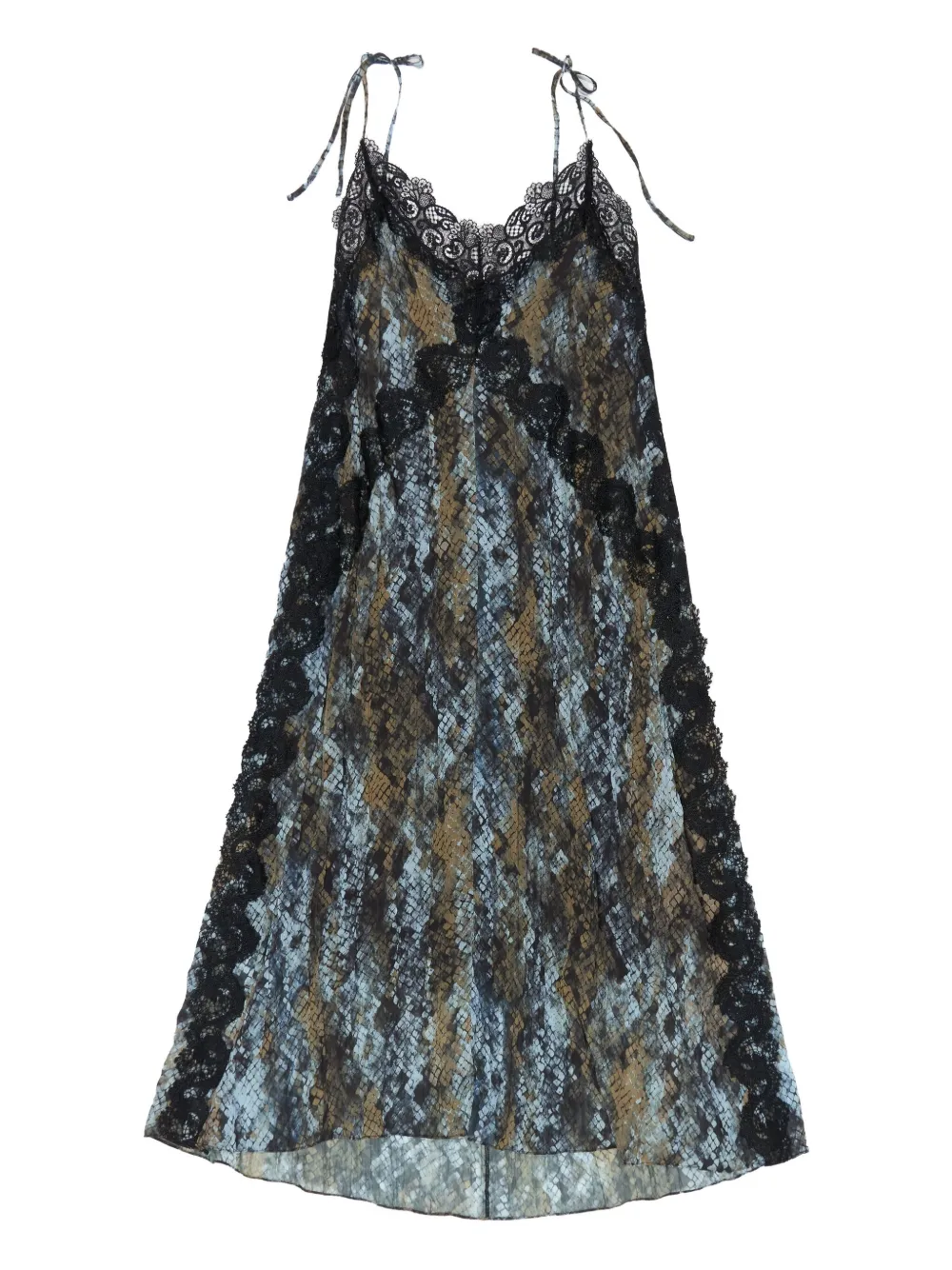 Миди-платье с змеиным принтом и кружевной отделкой Bimba y Lola, коричневый
Миди-платье с змеиным принтом и кружевной отделкой Bimba y Lola, коричневый