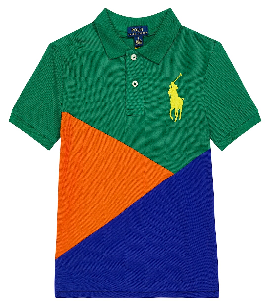 Рубашка-поло из пике с цветными блоками и логотипом Polo Ralph Lauren, разноцветный
Рубашка-поло из пике с цветными блоками и логотипом Polo Ralph Lauren, разноцветный