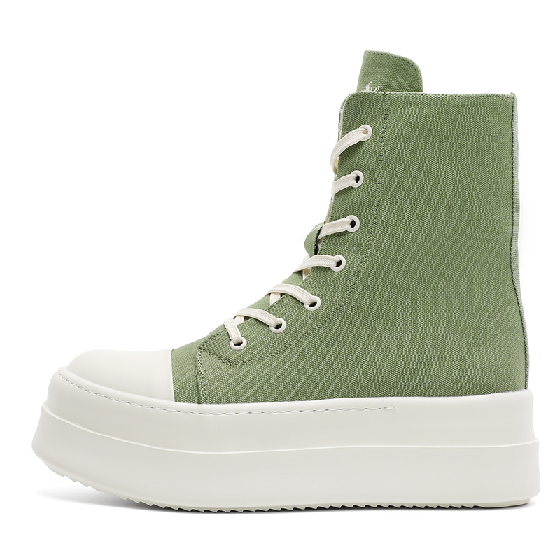 FAPAI Высокие скейтерские кроссовки унисекс зеленые, цвет Green 
FAPAI Высокие скейтерские кроссовки унисекс зеленые, цвет Green