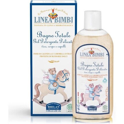 Helan Linea Bimbi BIO Детский шампунь и гель для душа с экстрактами календулы и ромашки 250мл
Helan Linea Bimbi BIO Детский шампунь и гель для душа с экстрактами календулы и ромашки 250мл
