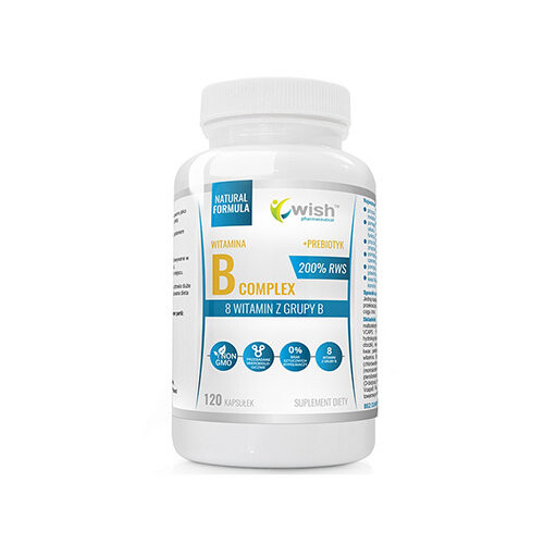 Wish Pharmaceutical, комплекс витаминов B 200% - 120 капсул
Wish Pharmaceutical, комплекс витаминов B 200% - 120 капсул