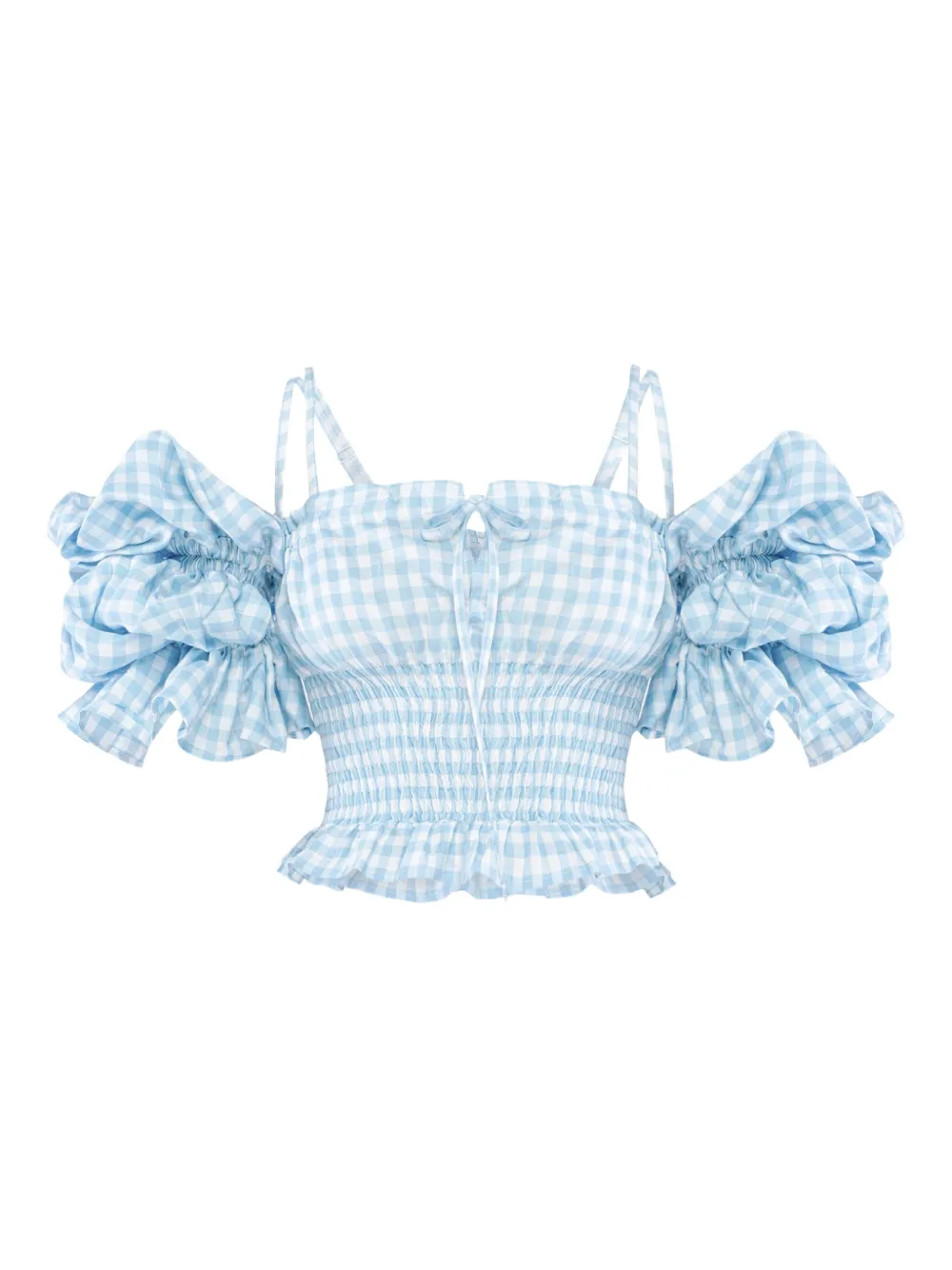 Блузка в клетку Sleeper, синий
Блузка в клетку Sleeper, синий