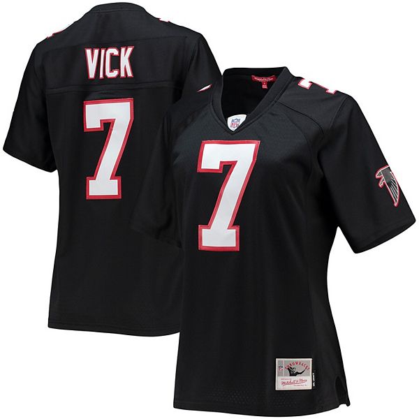 Женская черная реплика игровой футболки Майкла Вика Atlanta Falcons Legacy Mitchell & Ness
Женская черная реплика игровой футболки Майкла Вика Atlanta Falcons Legacy Mitchell & Ness