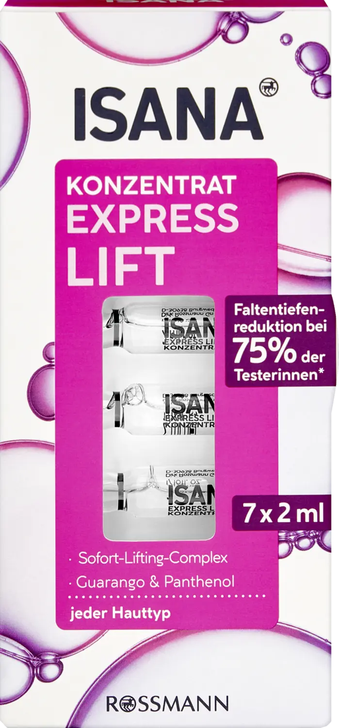 Сыворотка для лица ISANA Express Lift Konzentrat
Сыворотка для лица ISANA Express Lift Konzentrat