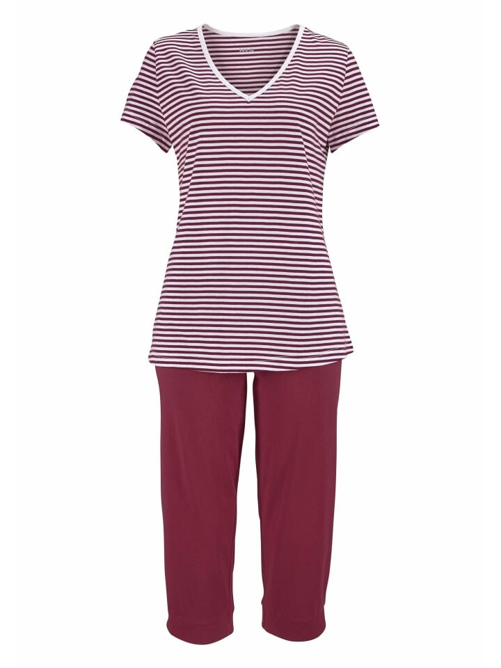 Пижама HIS Capri, цвет bordeaux-gestreift
Пижама HIS Capri, цвет bordeaux-gestreift
