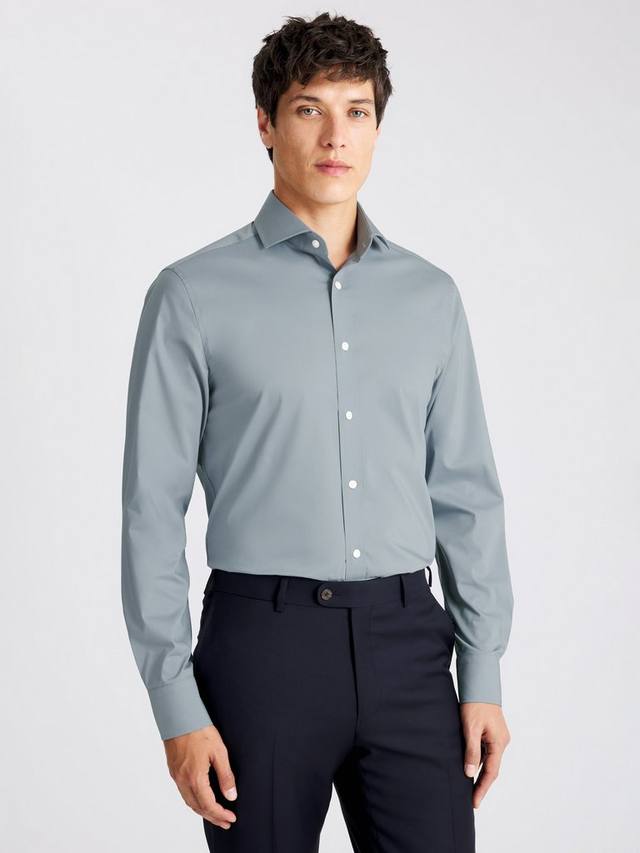 Хлопковая рубашка классического кроя Moss, Blue
Хлопковая рубашка классического кроя Moss, Blue