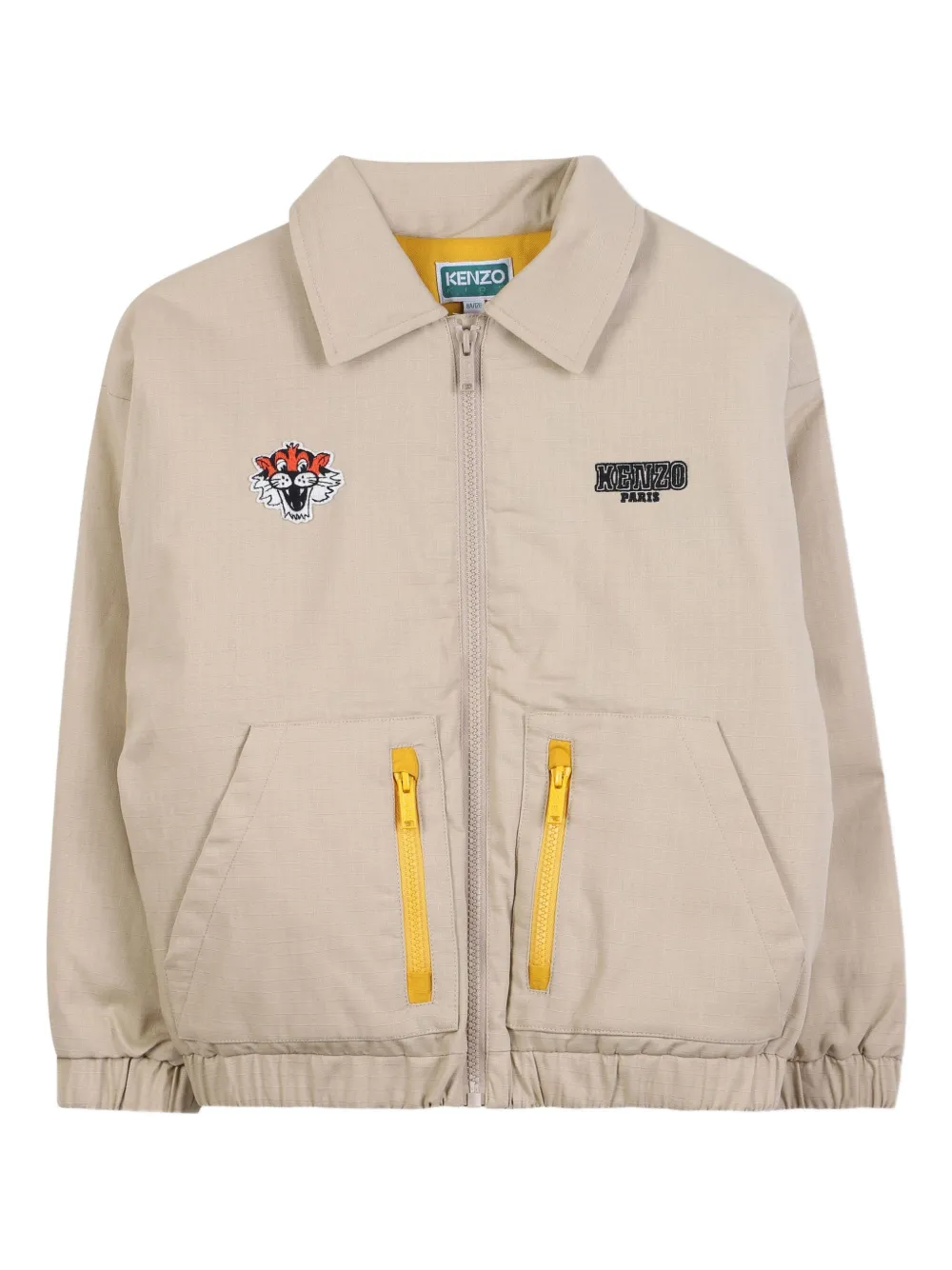 Бомбер с вышитым логотипом Kenzo Kids, бежевый
Бомбер с вышитым логотипом Kenzo Kids, бежевый