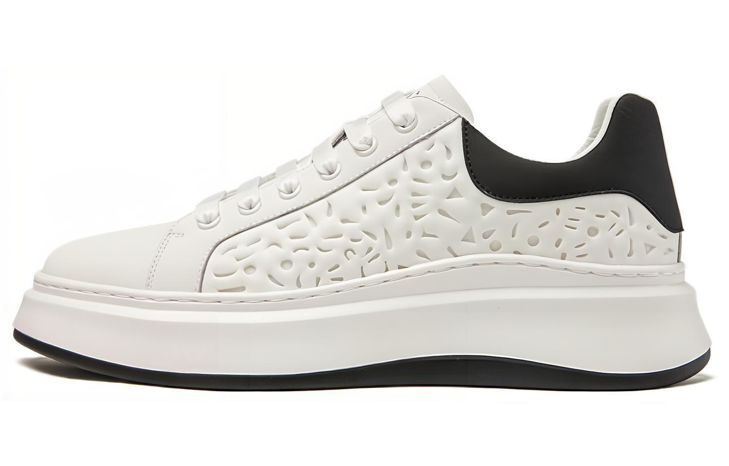 AOKANG Низкие мужские кроссовки для скейтбординга бежевого, белого и черного цветов 
AOKANG Низкие мужские кроссовки для скейтбординга бежевого, белого и черного цветов