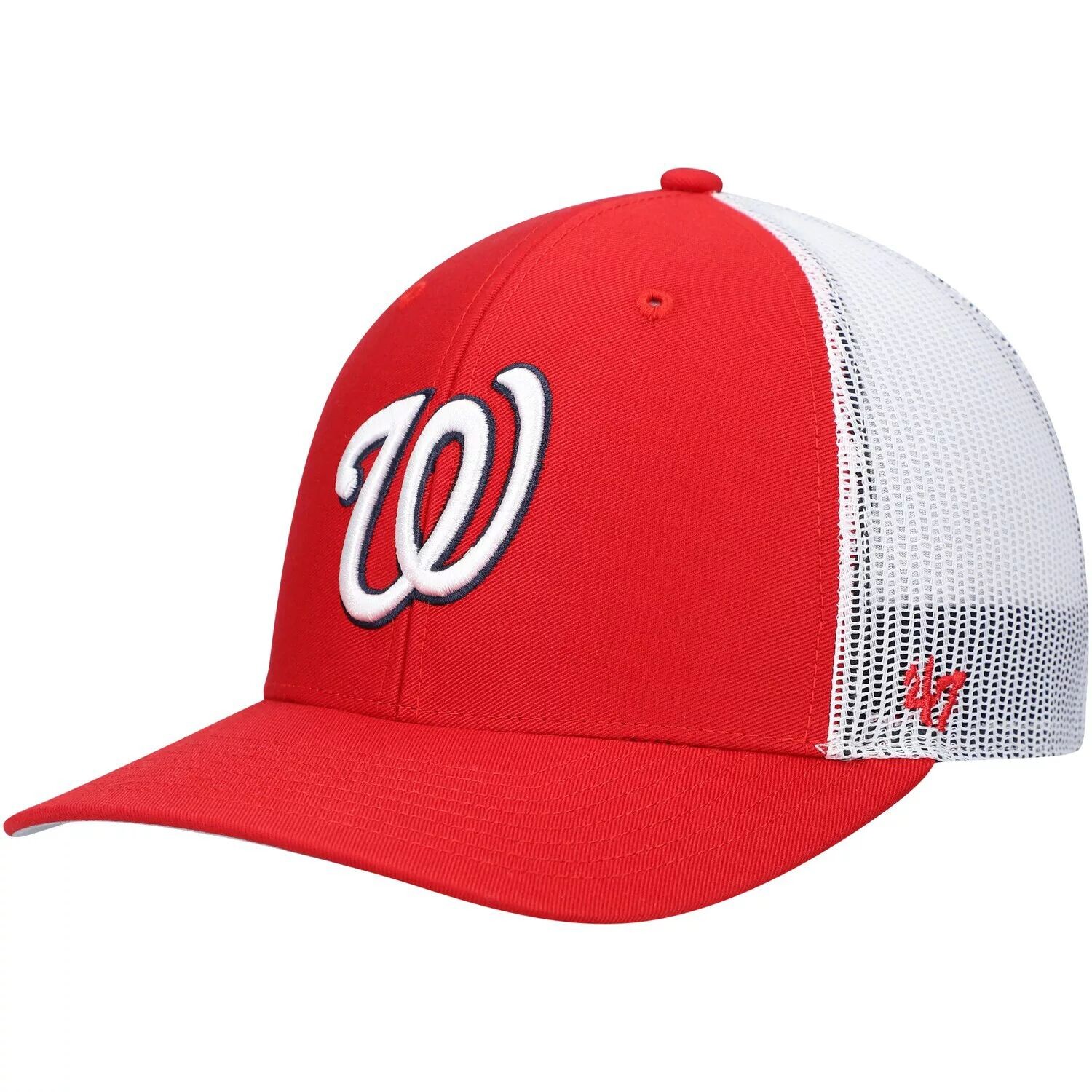 Мужская красно-белая кепка с логотипом Washington Nationals '47 с основным логотипом Trucker Snapback 47 Brand
Мужская красно-белая кепка с логотипом Washington Nationals '47 с основным логотипом Trucker Snapback 47 Brand