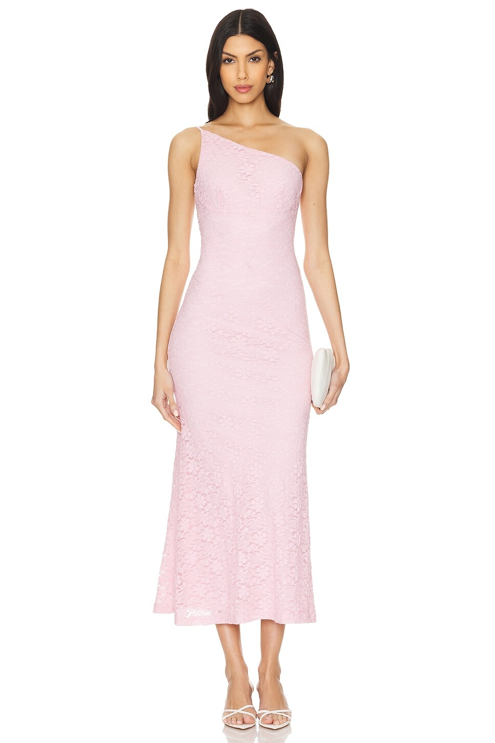 Длинное трикотажное платье albie Bardot, розовый 
Длинное трикотажное платье albie Bardot, розовый