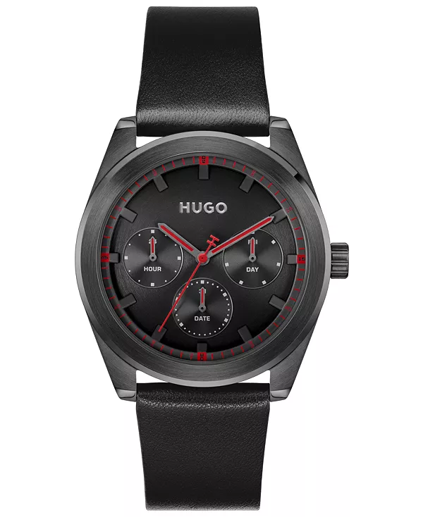 Мужские спортивные кварцевые многофункциональные часы из черной телячьей кожи, 42 мм Hugo Boss, black
Мужские спортивные кварцевые многофункциональные часы из черной телячьей кожи, 42 мм Hugo Boss, black