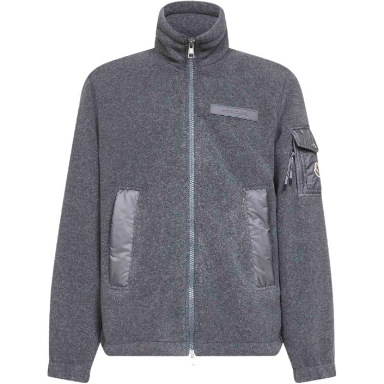 Куртка с нашивкой с логотипом Moncler, серый
Куртка с нашивкой с логотипом Moncler, серый