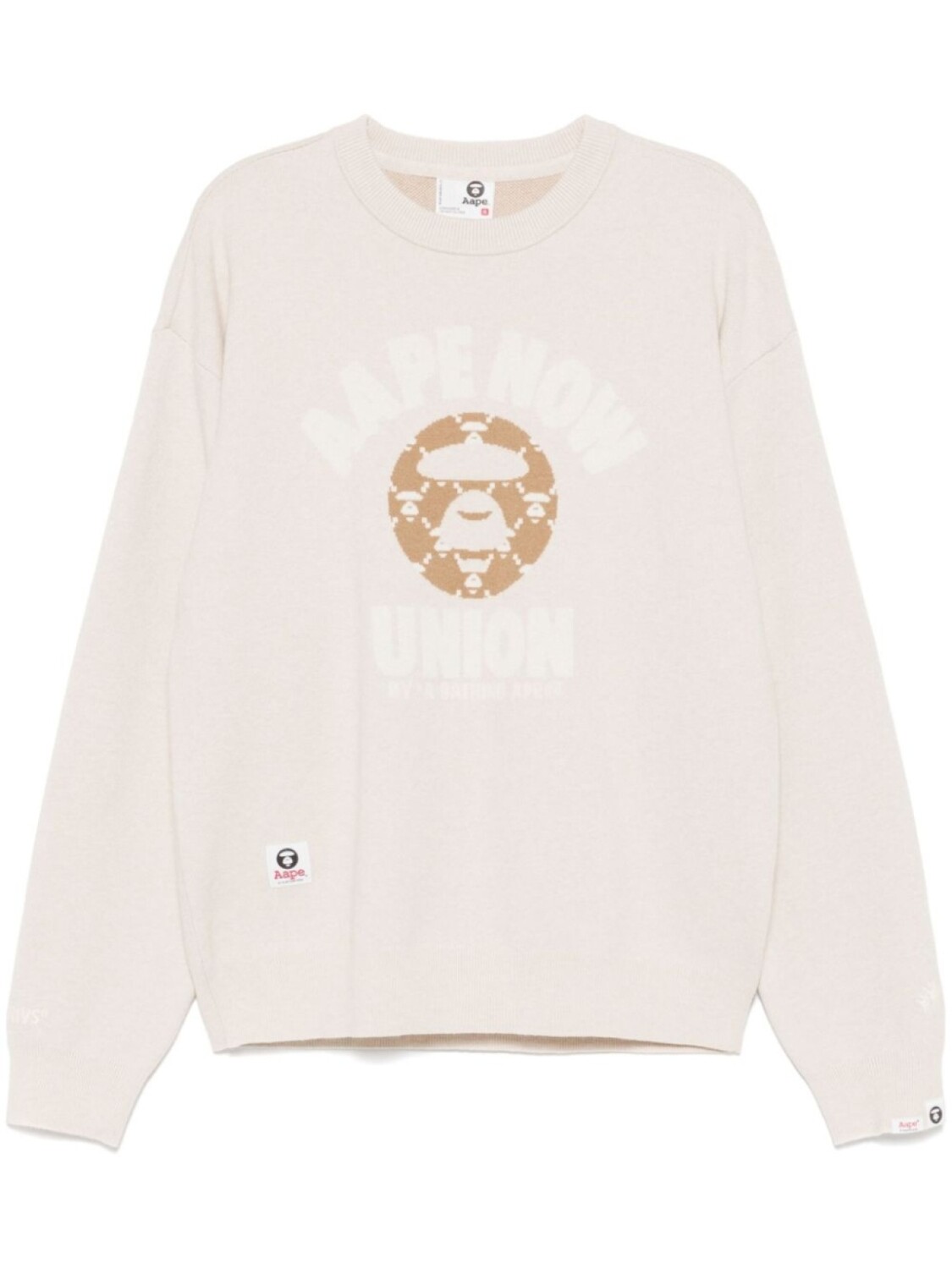 Джемпер с круглым вырезом и логотипом AAPE BY *A BATHING APE, нейтральный цвет
Джемпер с круглым вырезом и логотипом AAPE BY *A BATHING APE, нейтральный цвет