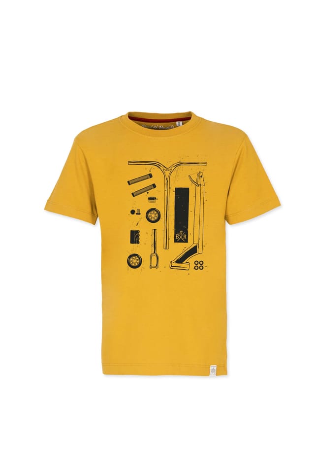 Футболка запчасти для скутера Band Of Rascals, цвет mustard
Футболка запчасти для скутера Band Of Rascals, цвет mustard