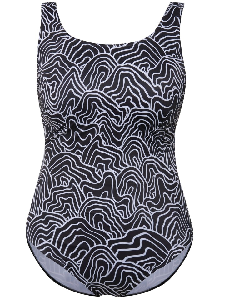 Купальник Ulla Popken, черный 
Купальник Ulla Popken, черный