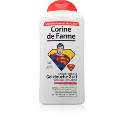 Гель для душа Corine De Farme 2 в 1 Супермен, 300 мл
Гель для душа Corine De Farme 2 в 1 Супермен, 300 мл