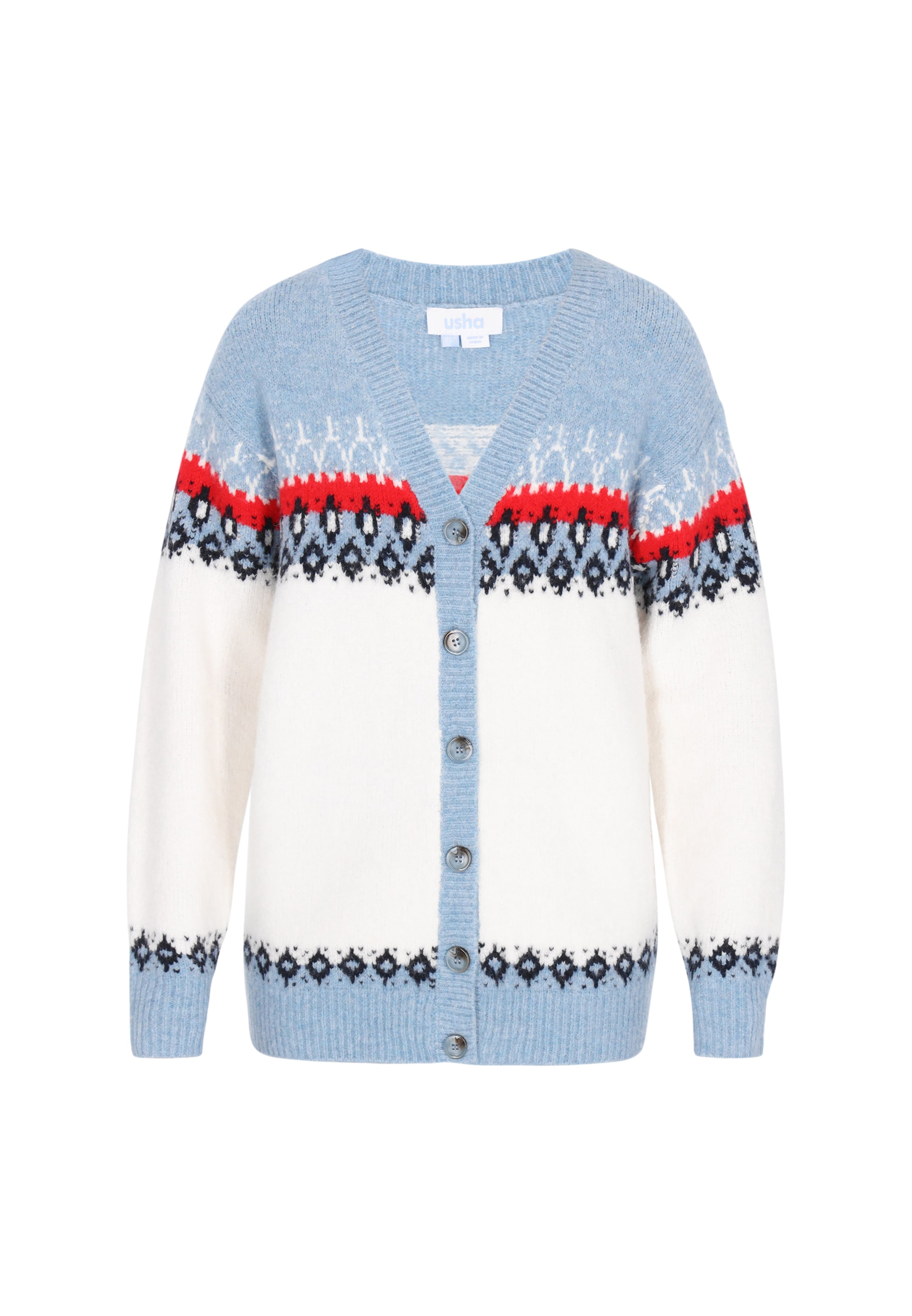 Usha BLUE LABEL Оверсайз кардиган в цвете офф-уайт
Usha BLUE LABEL Оверсайз кардиган в цвете офф-уайт