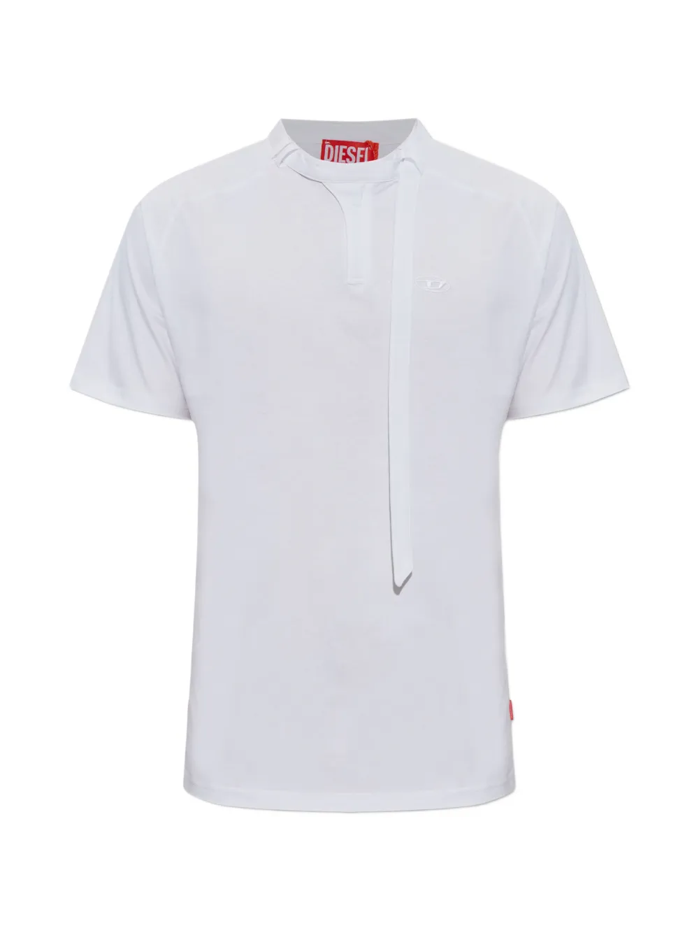 Футболка T-Kauko с галстуком на шее Diesel, белый
Футболка T-Kauko с галстуком на шее Diesel, белый