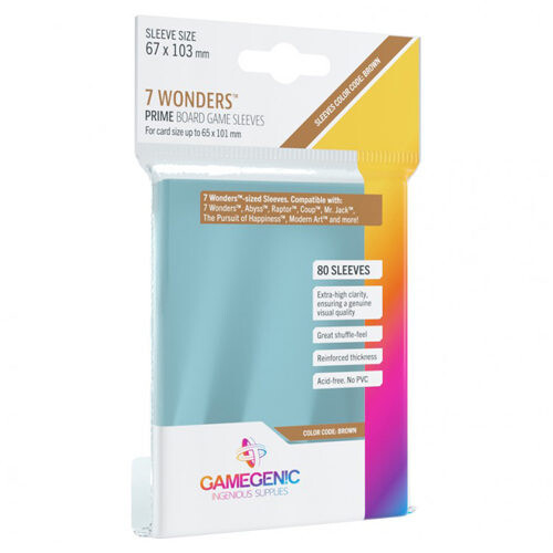 Чехол для карточек Gamegenic Prime 7 Wonders Sleeves 67 X 103 Mm (80 Ct.) Gamegenic
Чехол для карточек Gamegenic Prime 7 Wonders Sleeves 67 X 103 Mm (80 Ct.) Gamegenic