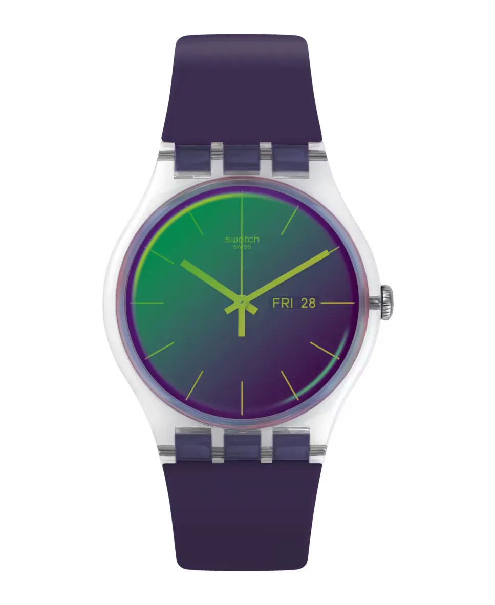 Часы Polapurple с фиолетовым силиконовым ремешком Swatch
Часы Polapurple с фиолетовым силиконовым ремешком Swatch