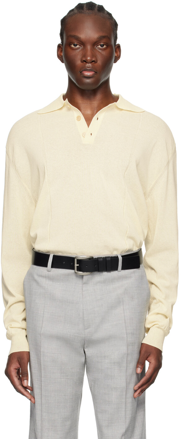 Бежевый полупрозрачный поло RECTO
Бежевый полупрозрачный поло RECTO