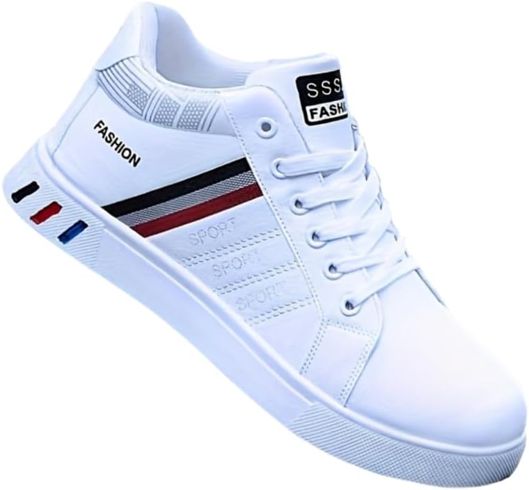 Мужские удобные кроссовки на шнуровке для скейтборда, износостойкие противоскользящие спортивные обувь для дома и улицы Clolinde, белый/черный
Мужские удобные кроссовки на шнуровке для скейтборда, износостойкие противоскользящие спортивные обувь для дома и улицы Clolinde, белый/черный