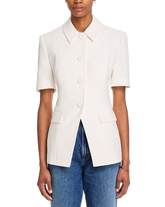 Боди Жаккардовая Куртка-пиджак Veronica Beard, белый
Боди Жаккардовая Куртка-пиджак Veronica Beard, белый