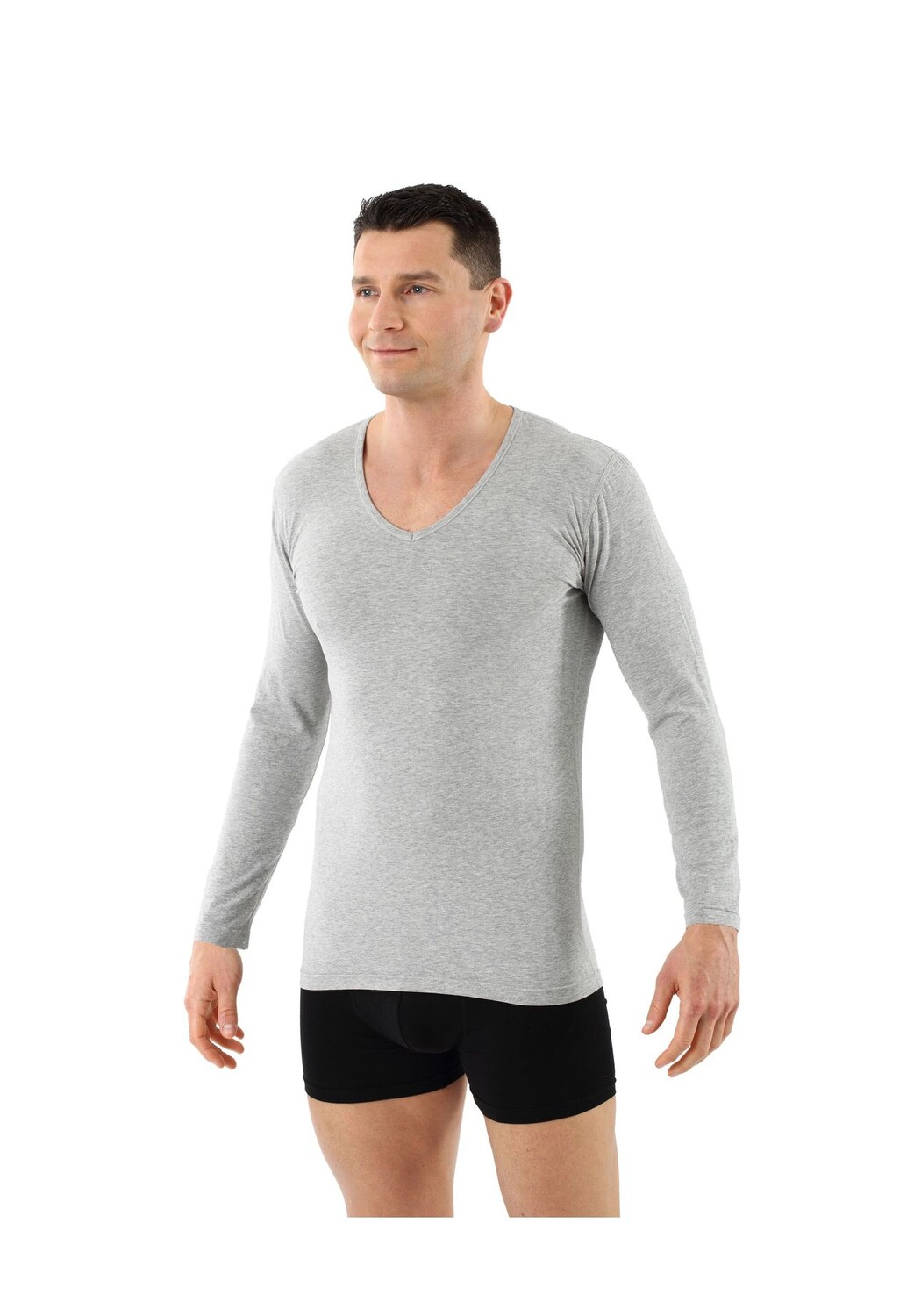 Майка из органического материала с круглым вырезом и дышащим длинным рукавом Albertkreuz, серый
Майка из органического материала с круглым вырезом и дышащим длинным рукавом Albertkreuz, серый