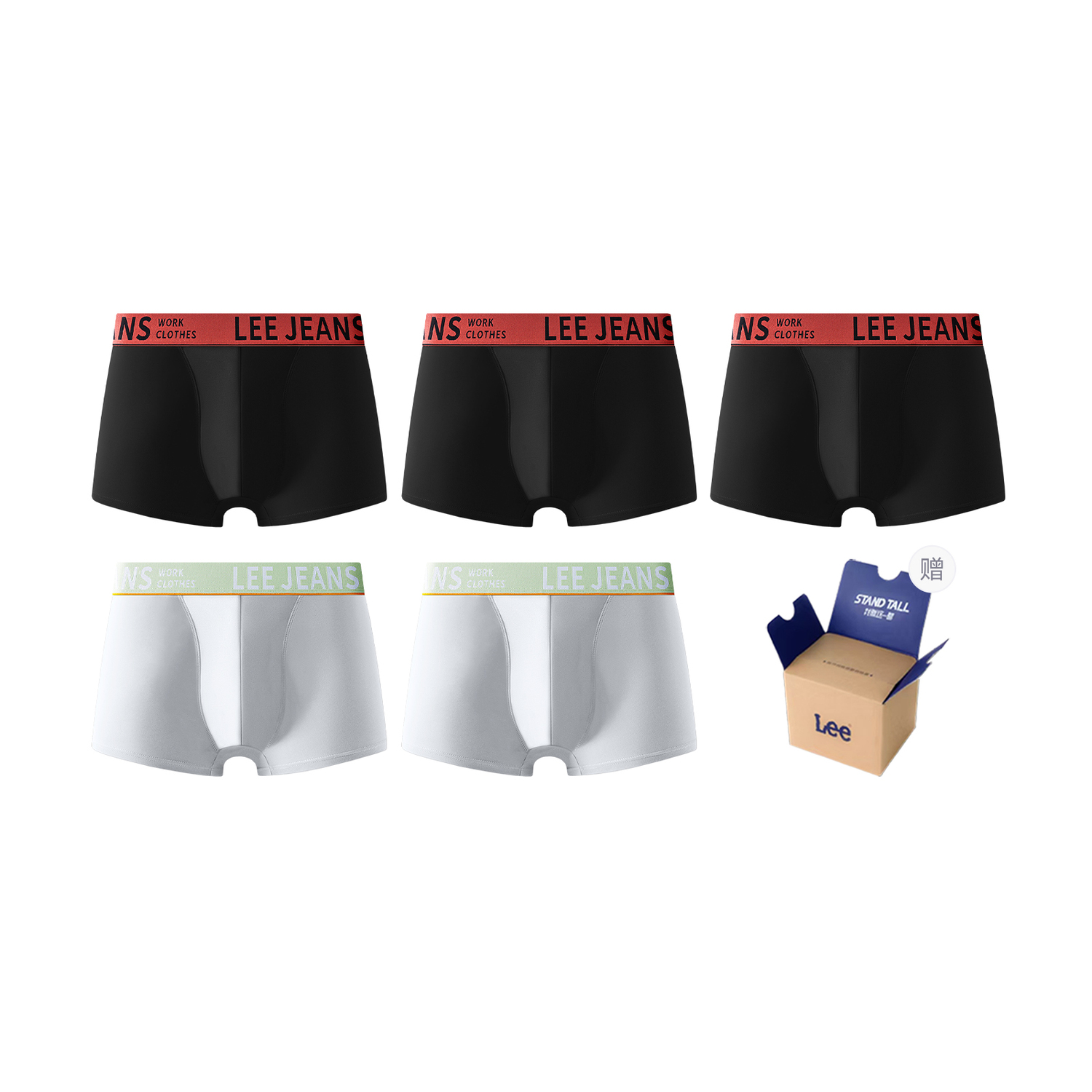 Lee Подарочный набор мужского белья Xline, 5 пар
Lee Подарочный набор мужского белья Xline, 5 пар
