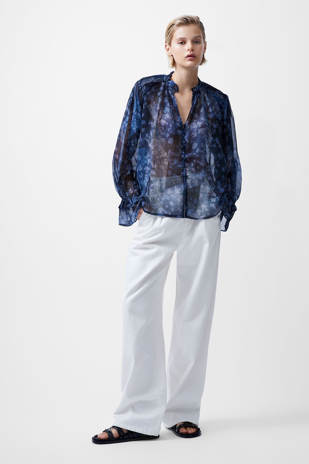 Топ с гофре dawn hallie French Connection, синий
Топ с гофре dawn hallie French Connection, синий