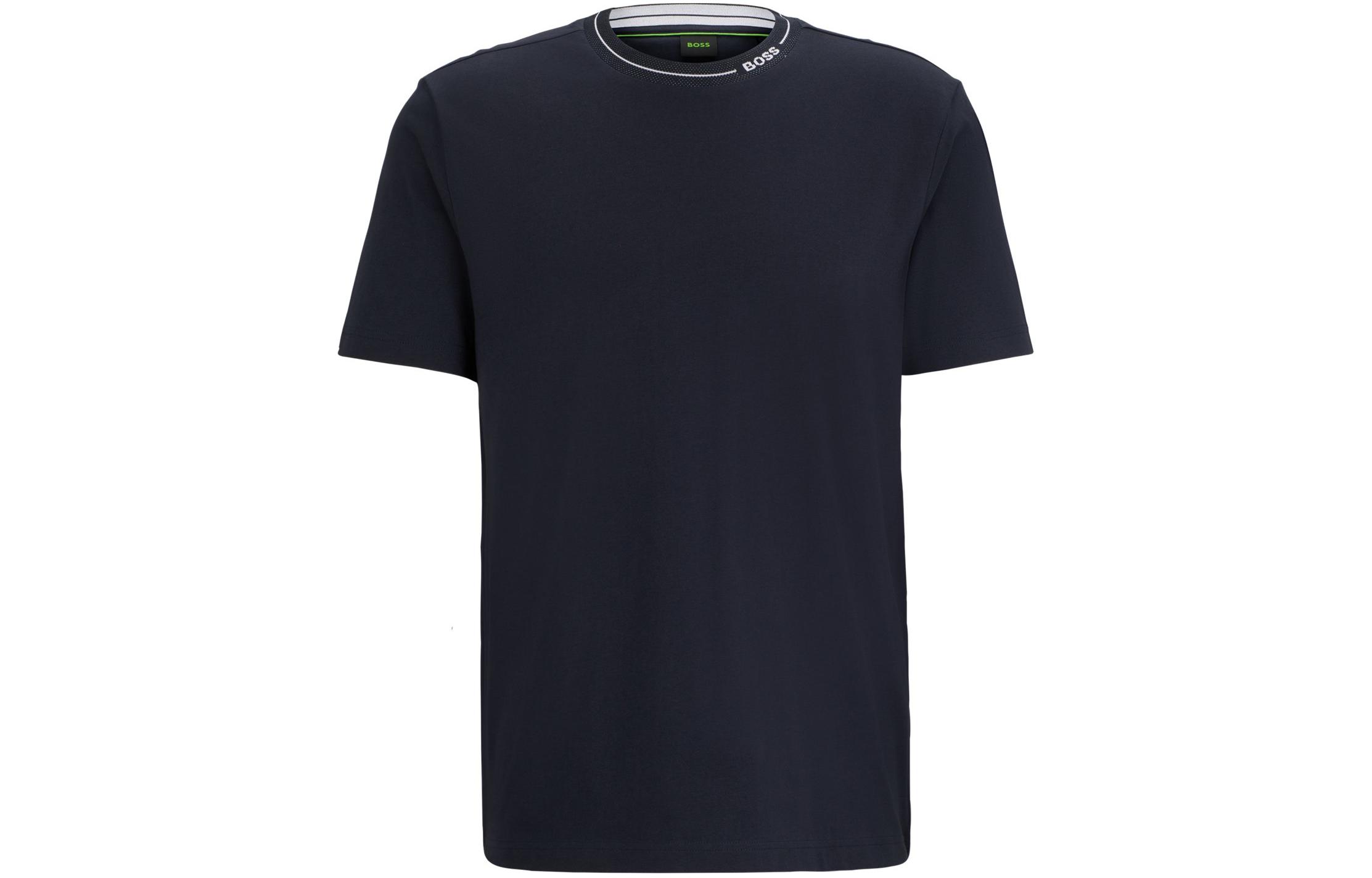 Хлопковая футболка Regular Fit с брендированным воротником Мужская темно-синяя HUGO BOSS, Синий, Хлопковая футболка Regular Fit с брендированным воротником Мужская темно-синяя HUGO BOSS
Хлопковая футболка Regular Fit с брендированным воротником Мужская темно-синяя HUGO BOSS, Синий, Хлопковая футболка Regular Fit с брендированным воротником Мужская темно-синяя HUGO BOSS