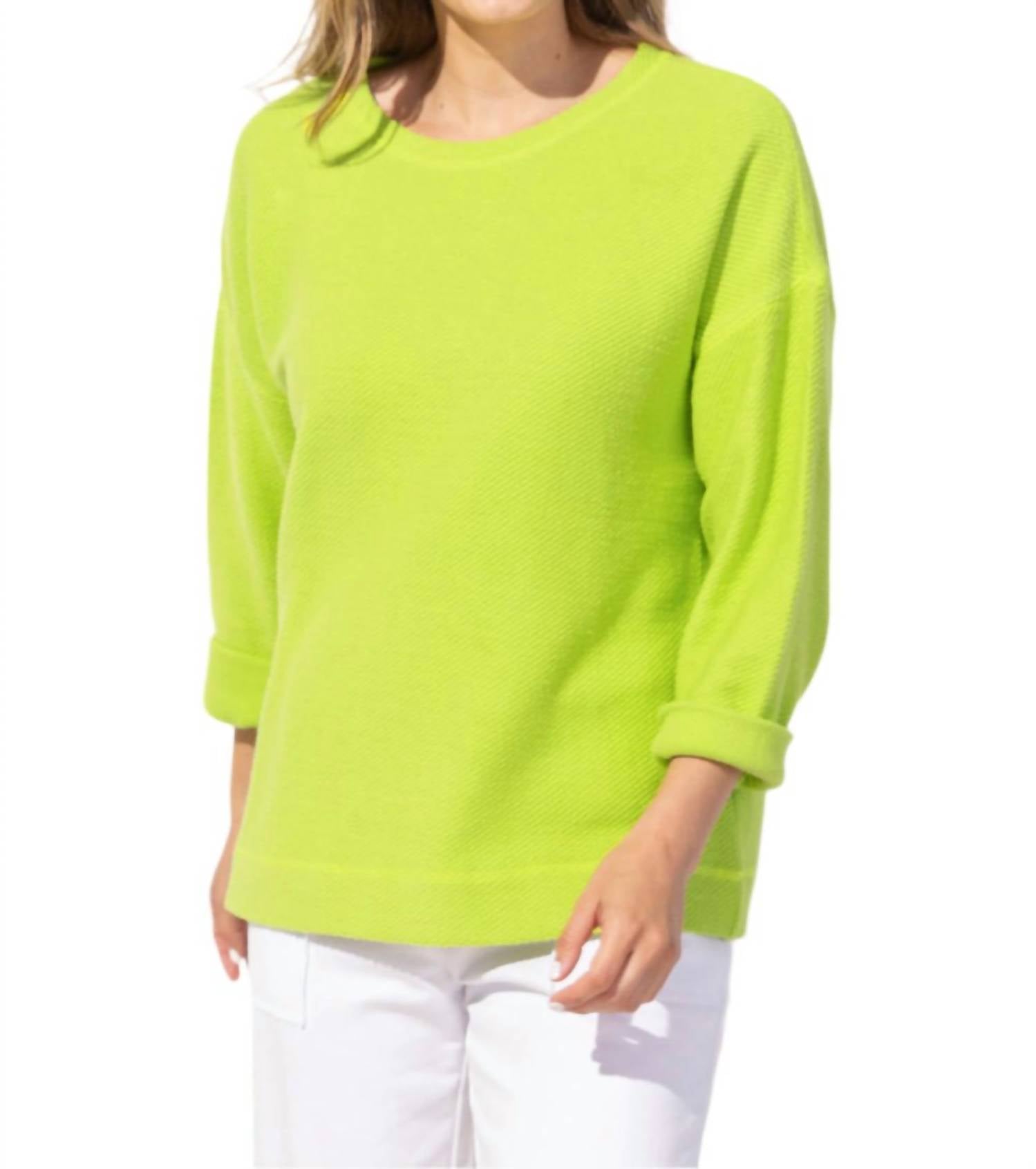 Прохладный терри пуловер в цвете дайкири ESCAPE BY HABITAT, Daiquiri
Прохладный терри пуловер в цвете дайкири ESCAPE BY HABITAT, Daiquiri