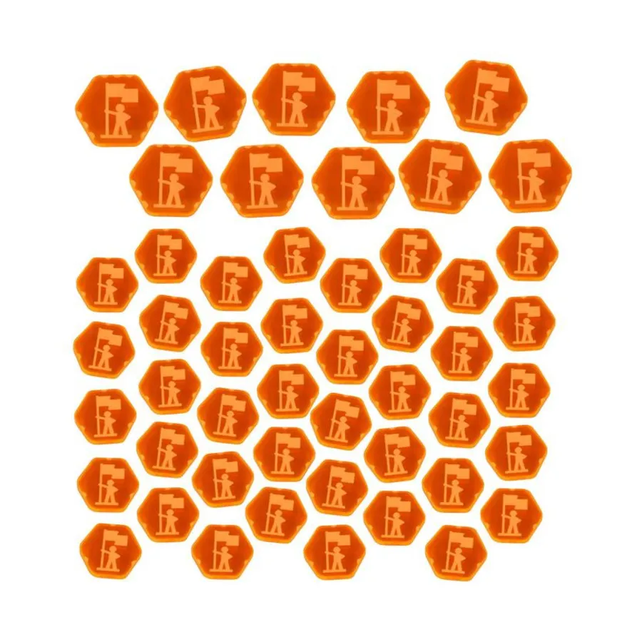 Набор жетонов пехоты — флуоресцентный оранжевый (50), Twilight Imperium 4th Edition Gaming Accessories (Litko Aerosystems)
Набор жетонов пехоты — флуоресцентный оранжевый (50), Twilight Imperium 4th Edition Gaming Accessories (Litko Aerosystems)