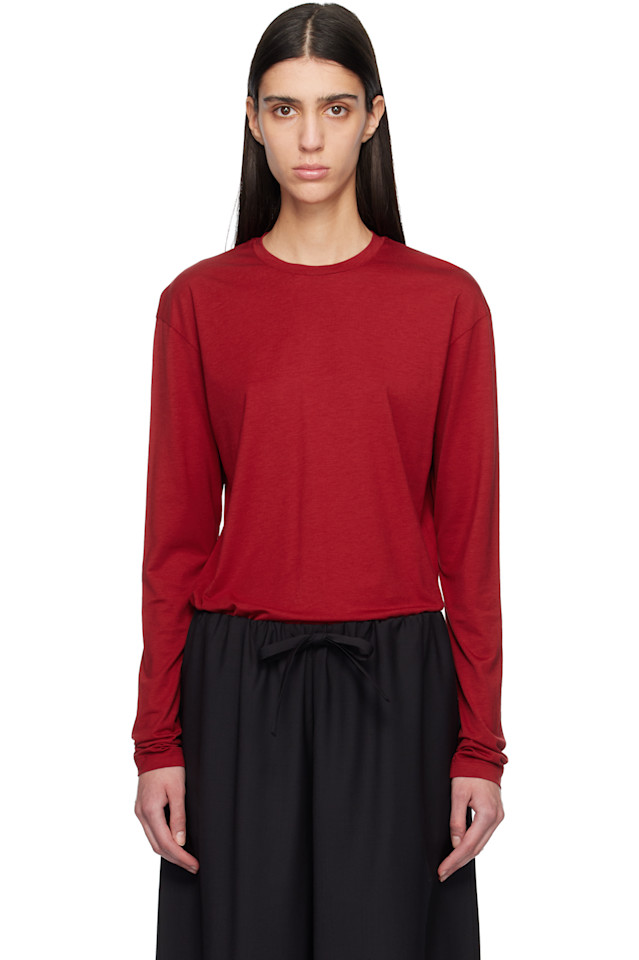 Toteme Красная классическая футболка с длинными рукавами, Красный, Toteme Красная классическая футболка с длинными рукавами
Toteme Красная классическая футболка с длинными рукавами, Красный, Toteme Красная классическая футболка с длинными рукавами