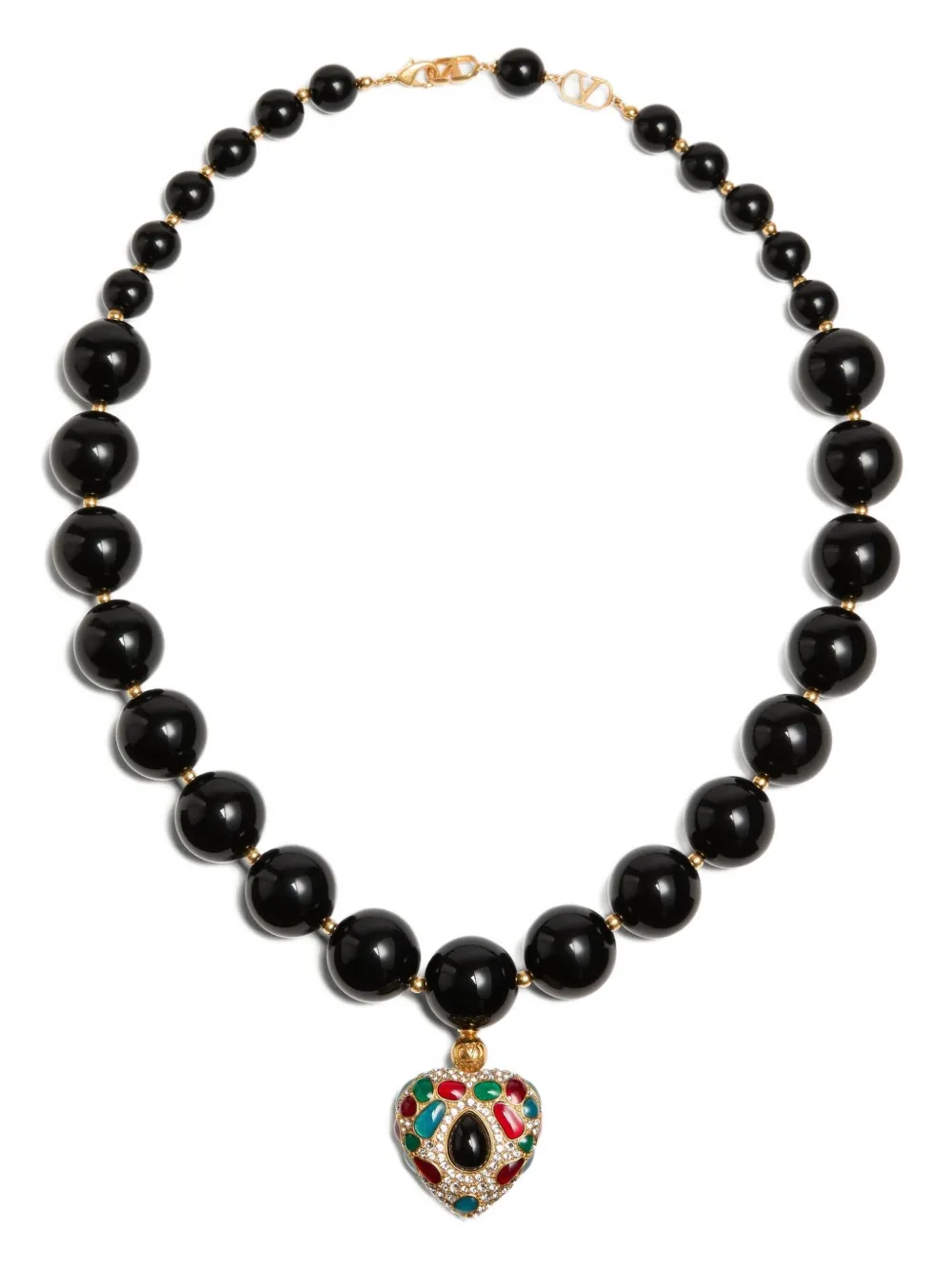 Колье Coeur Royal Valentino Garavani, черный
Колье Coeur Royal Valentino Garavani, черный