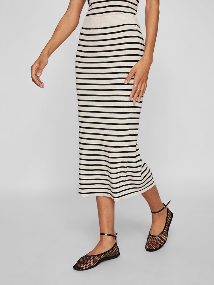 Юбка до колена Vila, кремовый/черный
Юбка до колена Vila, кремовый/черный