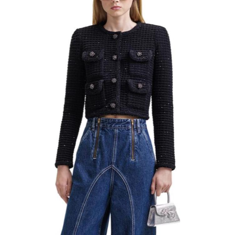 Self-portrait Женская классическая черная куртка Self portrait, Classic Black
Self-portrait Женская классическая черная куртка Self portrait, Classic Black