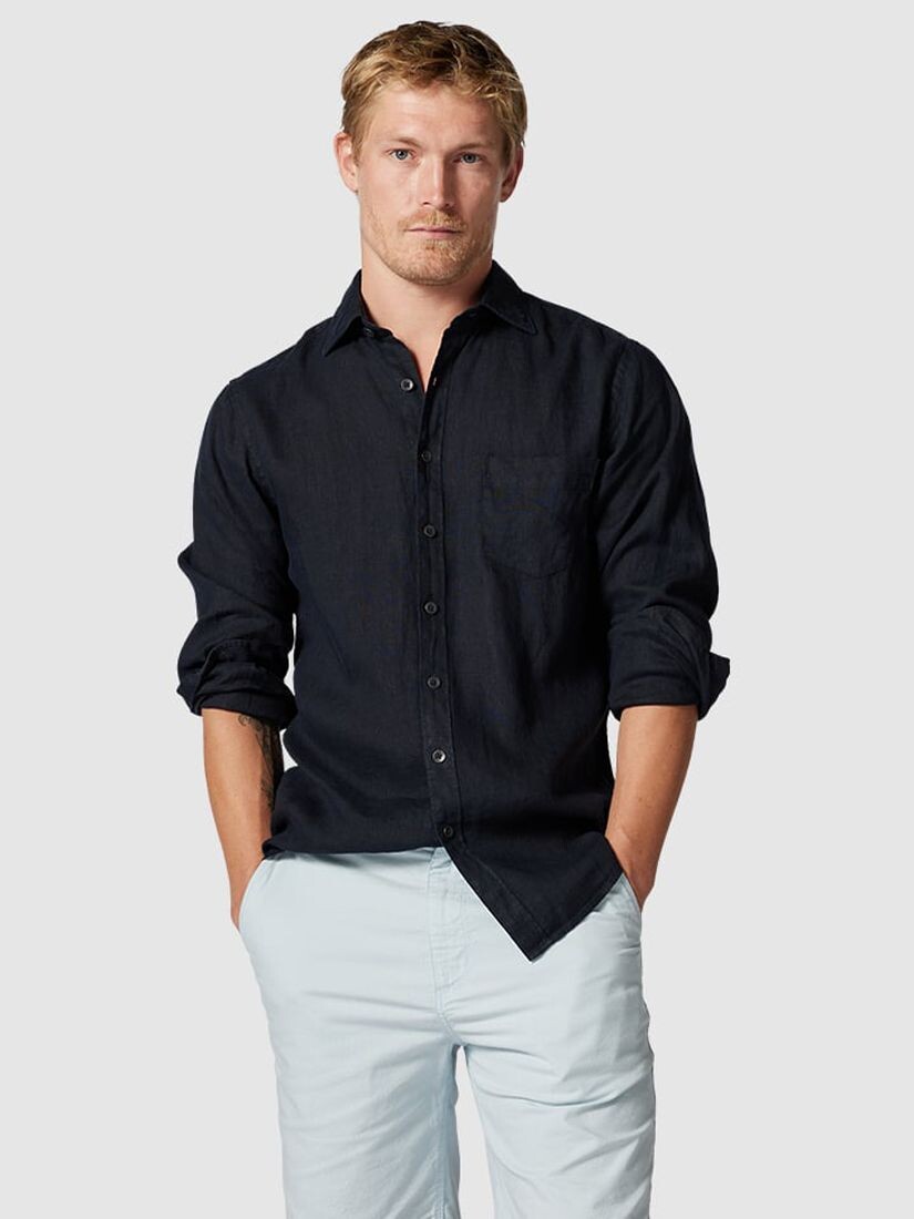 Рубашка приталенного кроя с длинными рукавами Coromandel Rodd & Gunn, полночь
Рубашка приталенного кроя с длинными рукавами Coromandel Rodd & Gunn, полночь