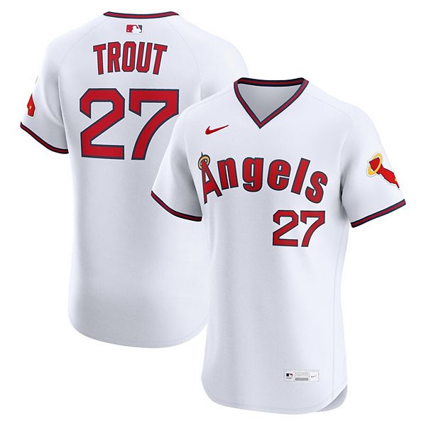 Майка Los Angeles Angels альтернативная 2 elite, белая, с именем Mike Trout Nike
Майка Los Angeles Angels альтернативная 2 elite, белая, с именем Mike Trout Nike