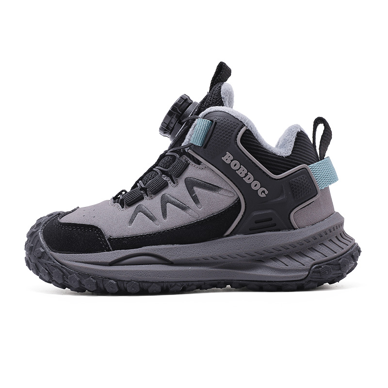 Износостойкие низкие детские кроссовки для повседневной жизни BOBDOG, черный/серый 
Износостойкие низкие детские кроссовки для повседневной жизни BOBDOG, черный/серый