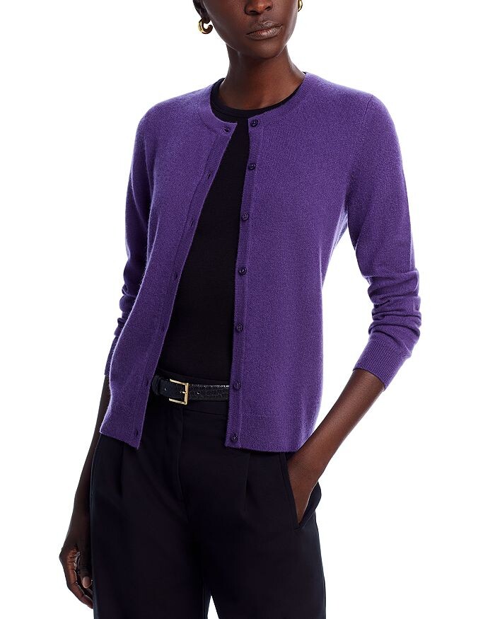 Кашемировый кардиган C by Bloomingdale's с круглым вырезом C by Bloomingdale's Cashmere, фиолетовый
Кашемировый кардиган C by Bloomingdale's с круглым вырезом C by Bloomingdale's Cashmere, фиолетовый