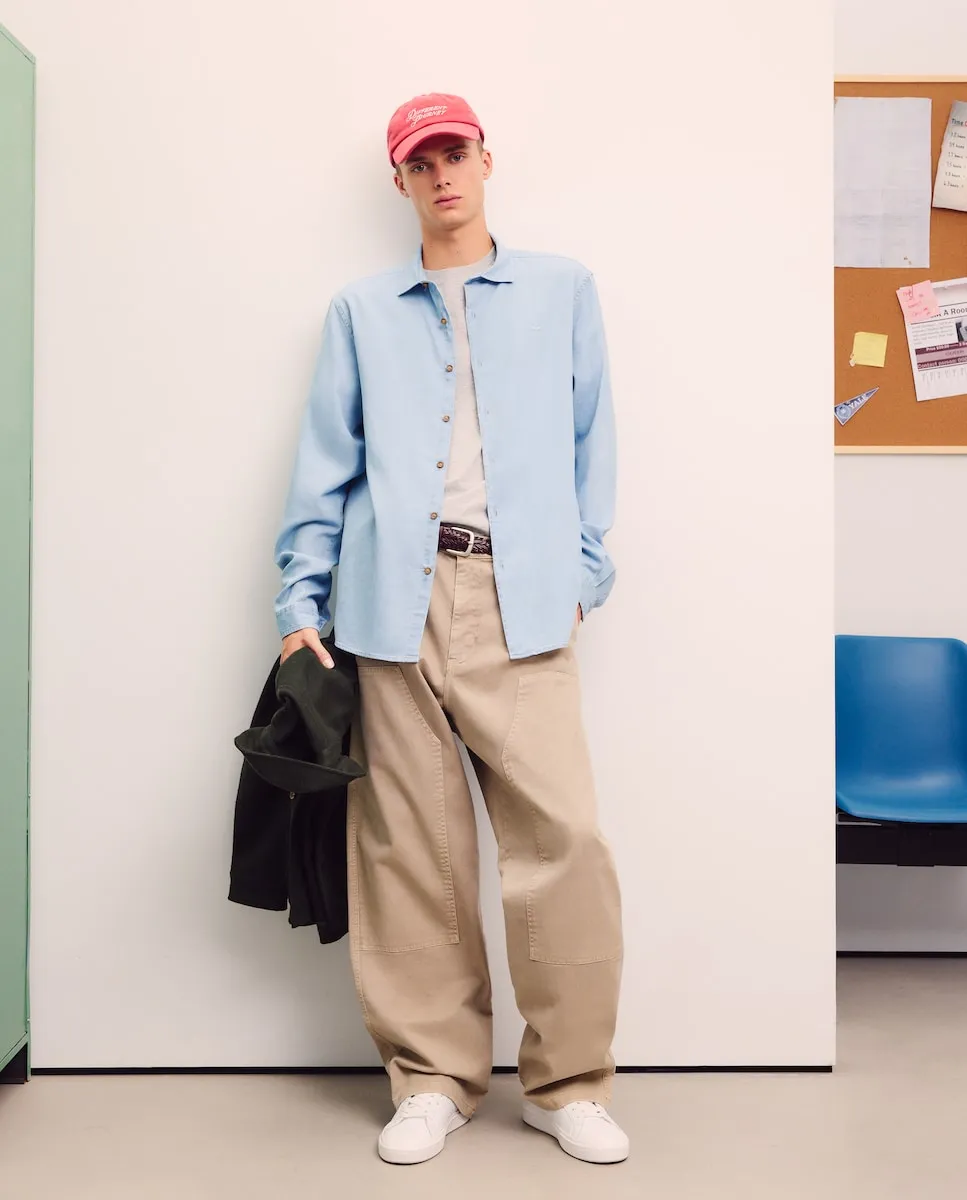 Джинсовая рубашка для мужчин Green Coast, нежно-синий
Джинсовая рубашка для мужчин Green Coast, нежно-синий