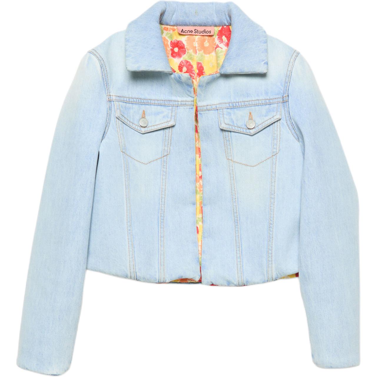 Acne Studios Джинсовая куртка с цветочной подкладкой, Ice Blue
Acne Studios Джинсовая куртка с цветочной подкладкой, Ice Blue
