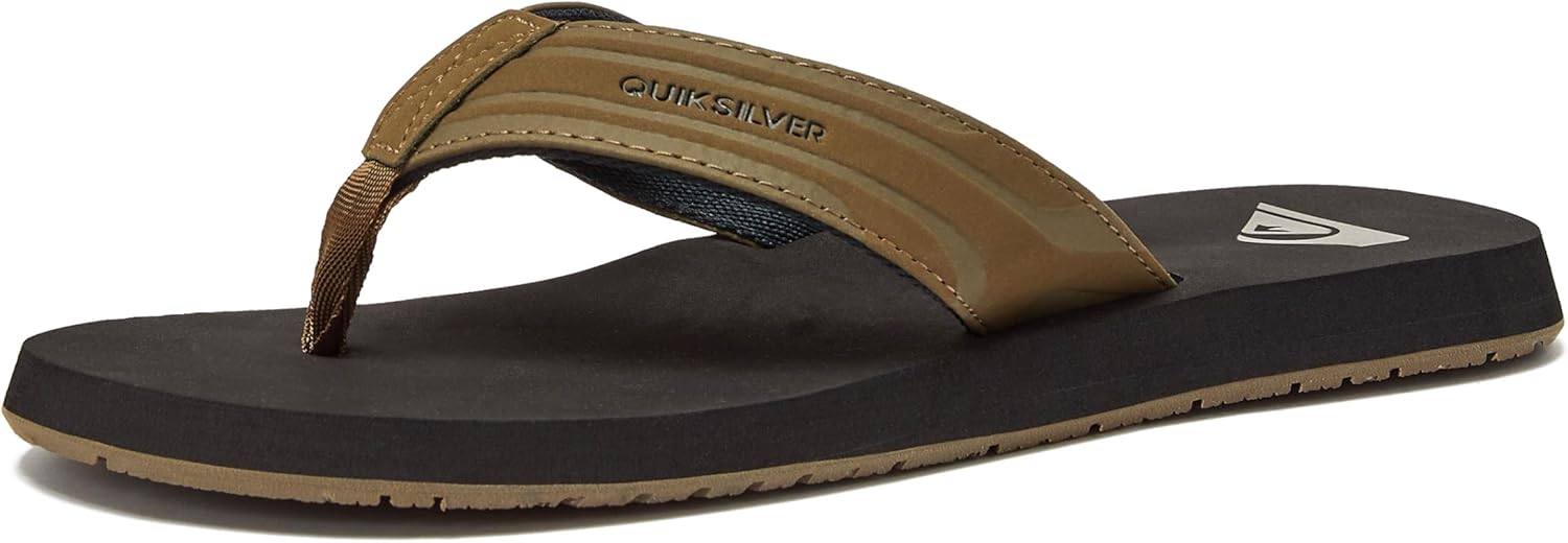 Мужские шлепанцы Quiksilver Monkey Wrench, спортивные с поддержкой свода стопы, размеры 6-15, мужские шлепки-сланцы, Tan/Solid
Мужские шлепанцы Quiksilver Monkey Wrench, спортивные с поддержкой свода стопы, размеры 6-15, мужские шлепки-сланцы, Tan/Solid