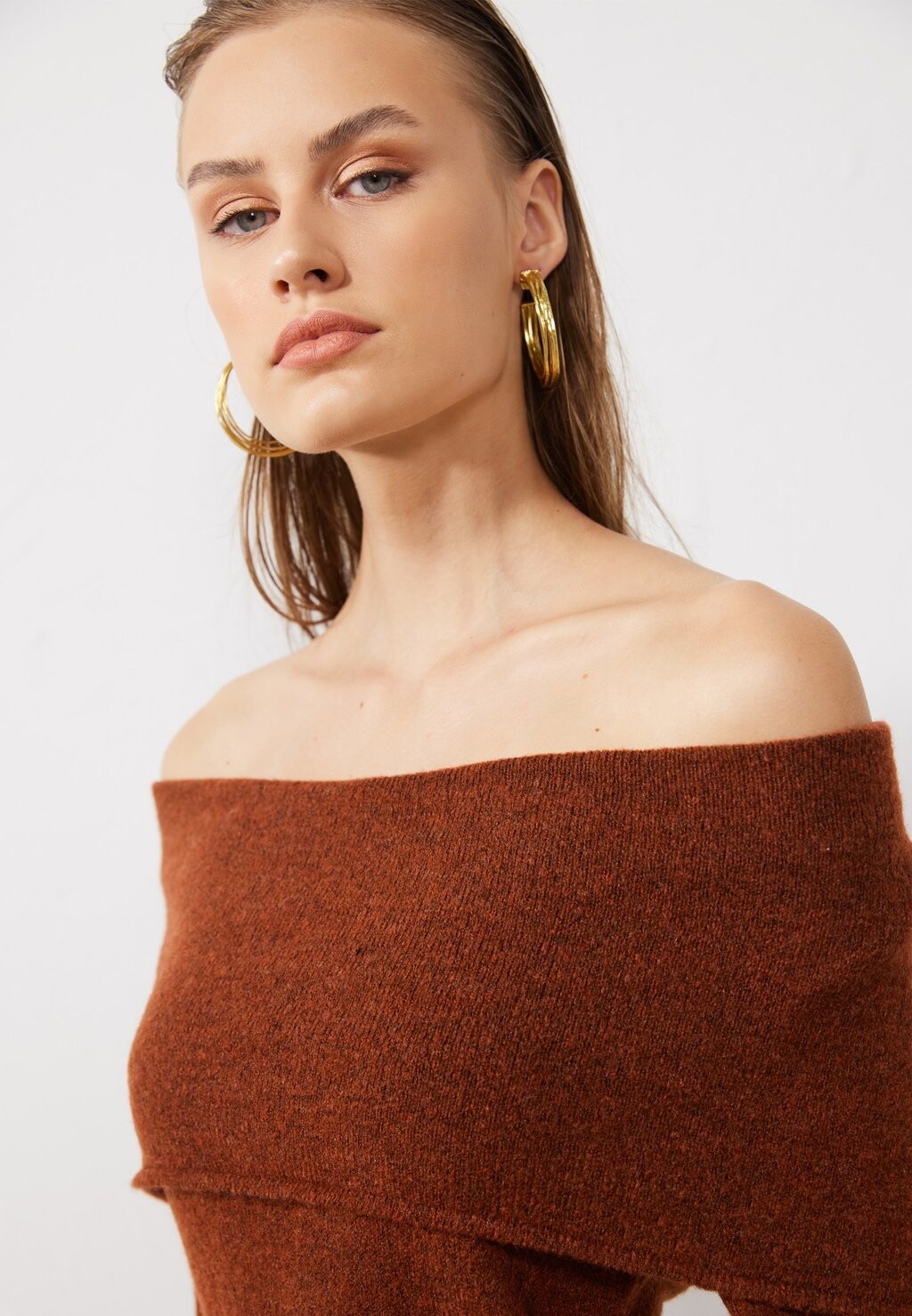 Платье-джемпер Anna Field, коричневый 
Платье-джемпер Anna Field, коричневый