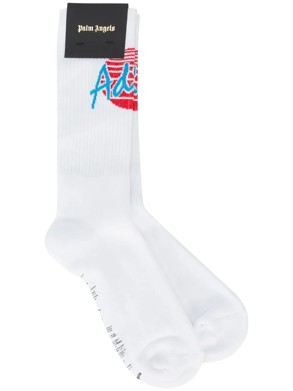 Носки с вывязанными изображениями 'Adios' PALM ANGELS, белый
Носки с вывязанными изображениями 'Adios' PALM ANGELS, белый