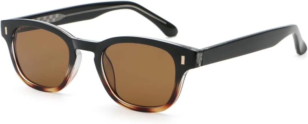 Квадратные солнцезащитные очки, модные солнцезащитные очки для женщин и мужчин, унисекс, оправа из ацетата, защита от УФ-излучения UV400 LIGOES, Black Leopard Brown
Квадратные солнцезащитные очки, модные солнцезащитные очки для женщин и мужчин, унисекс, оправа из ацетата, защита от УФ-излучения UV400 LIGOES, Black Leopard Brown