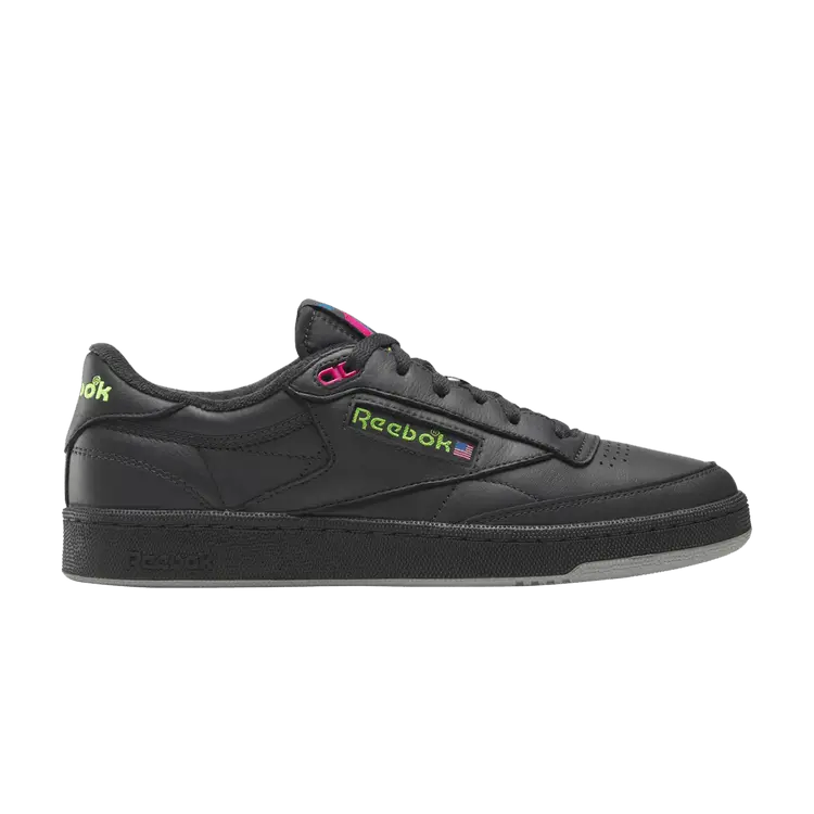 Кроссовки Reebok Club C 85 Vintage 'Black Pink Green', черный
Кроссовки Reebok Club C 85 Vintage 'Black Pink Green', черный