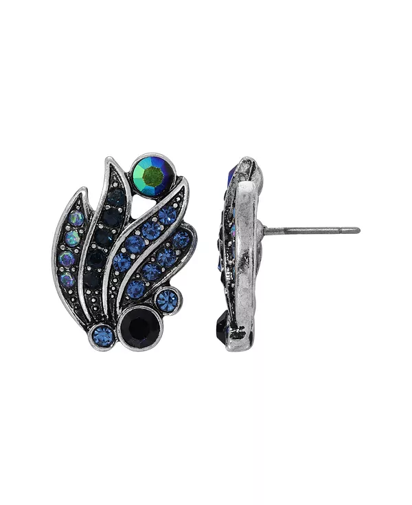 Серьги-Пуговицы серебристого тона с несколькими бусинами 2028, blue
Серьги-Пуговицы серебристого тона с несколькими бусинами 2028, blue